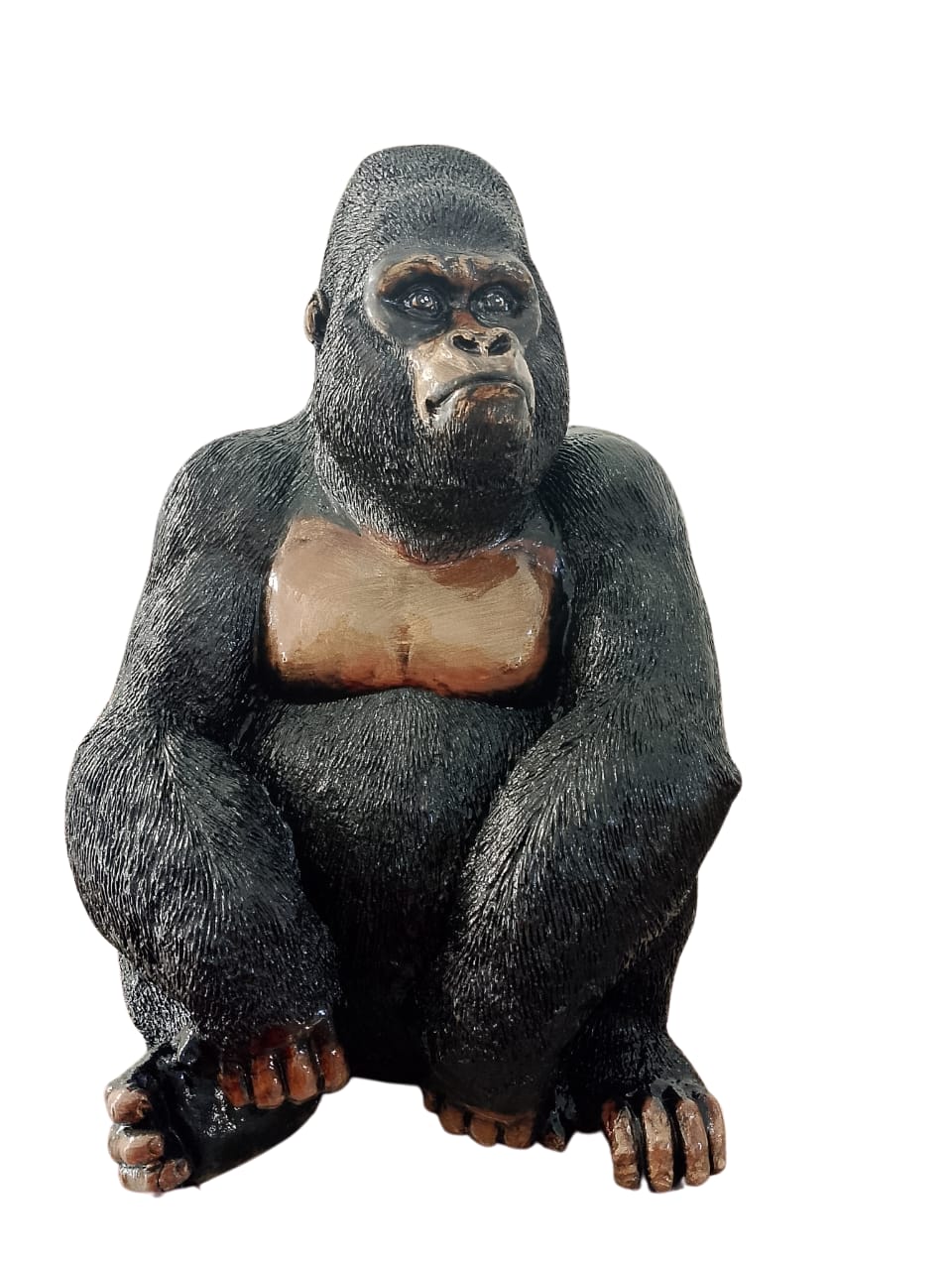 Gorille en Résine – Élégance Sauvage et Force Contemporaine
