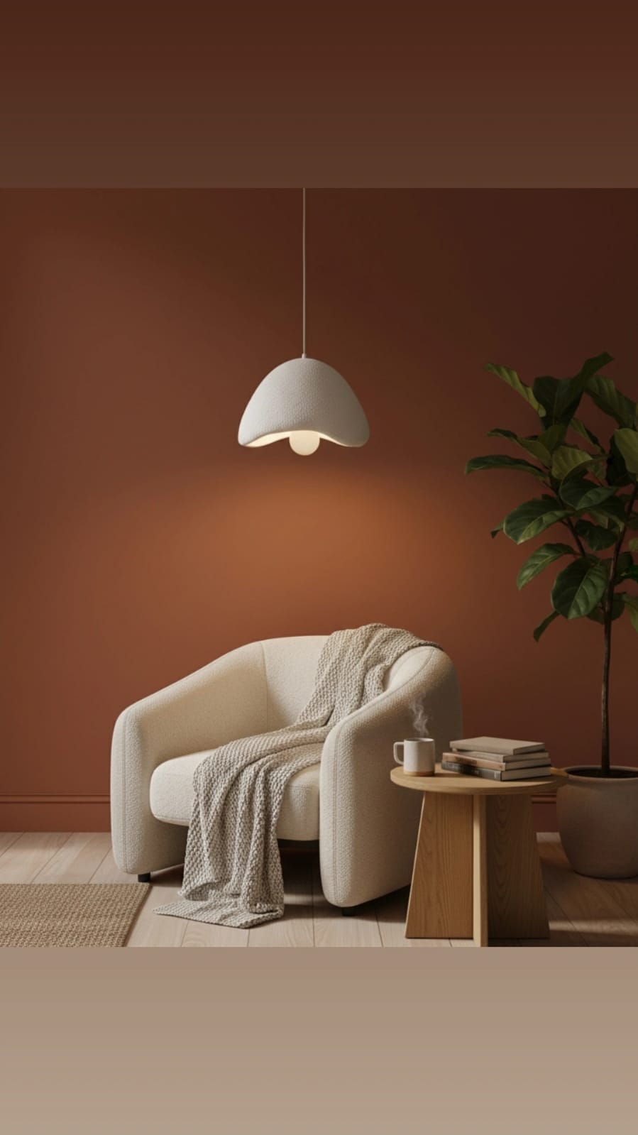 Suspension Dugon – Élégance Wabi-Sabi et charme naturel