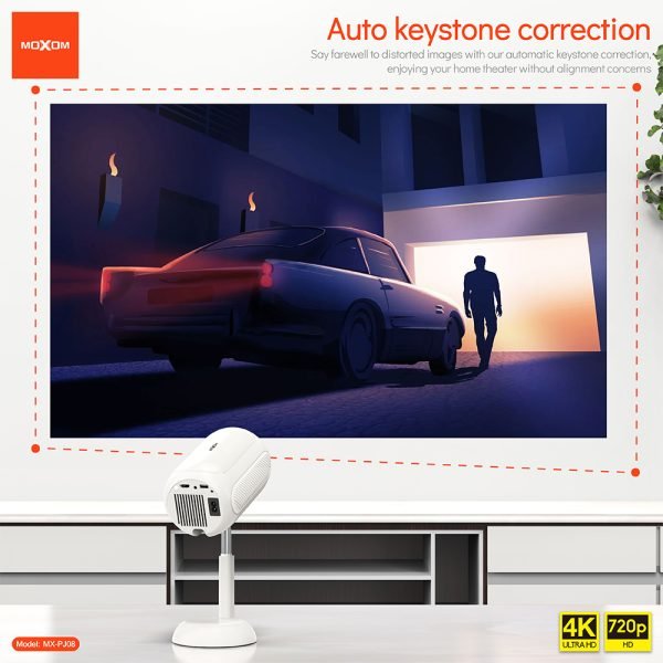 Projecteur intelligent et portable MOXOM MX-PJ08