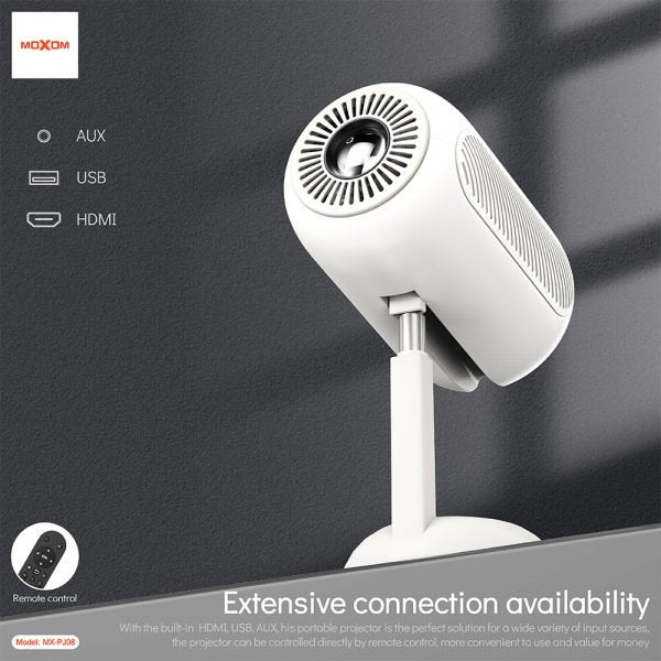 Projecteur intelligent et portable MOXOM MX-PJ08