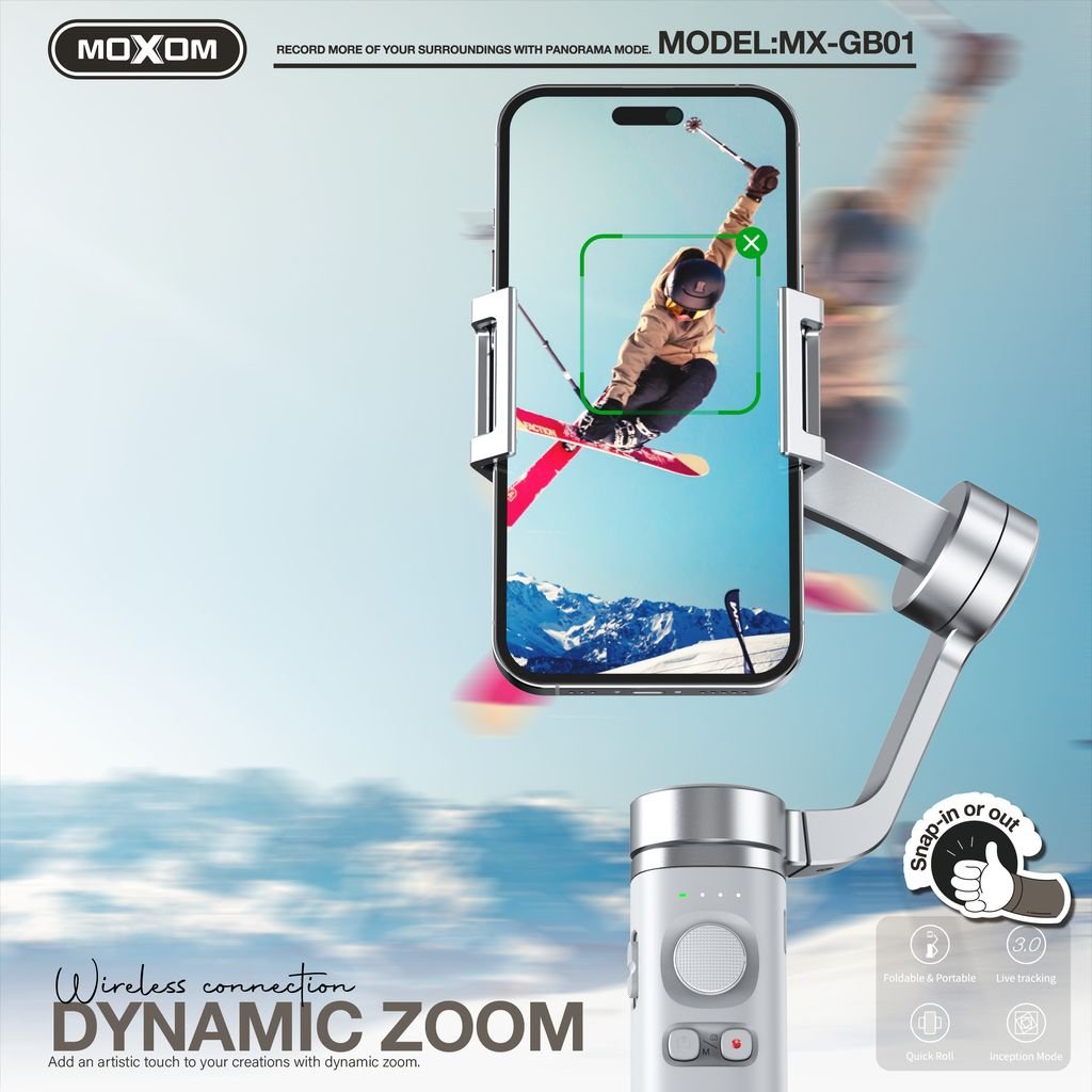 Stabilisateur gimbal MOXOM GB01