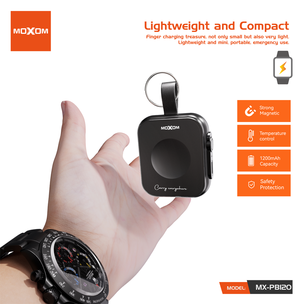 Power bank en Format Porte-clés pour Montres Connectées