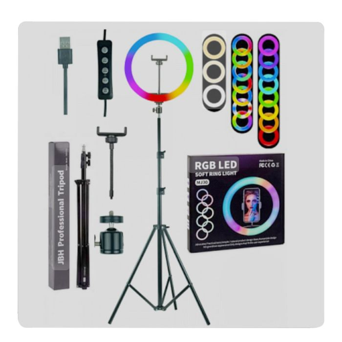 Ring light RGB  MJ30 - Noir