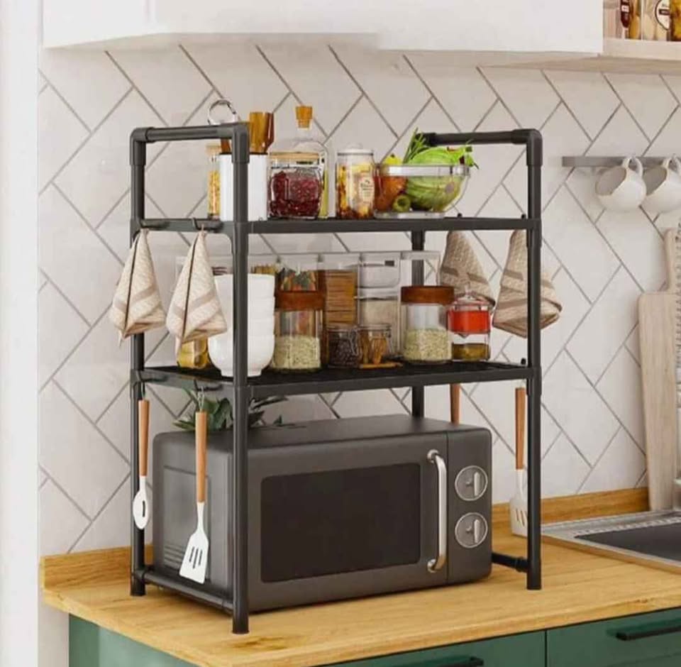 Étagère pour Micro-Ondes Réglable et Extensible