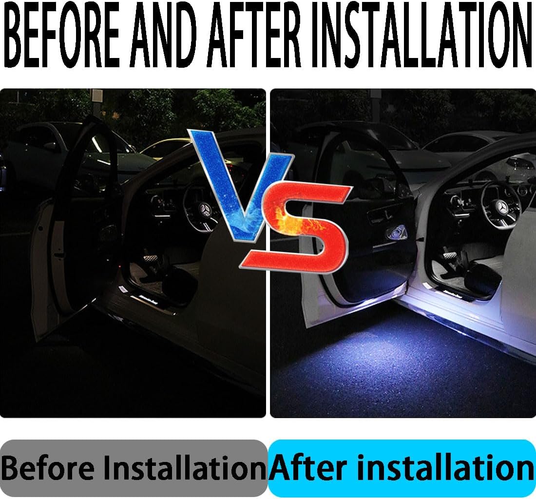 Éclairage LED sans fil pour portières latérales de voiture