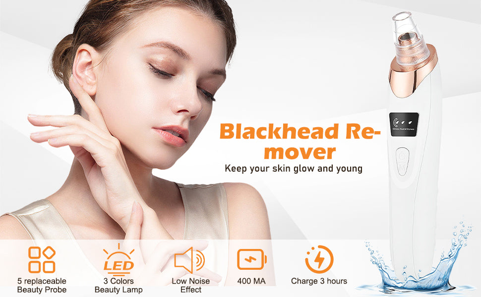 Aspirateur électrique visage pour les points noirs