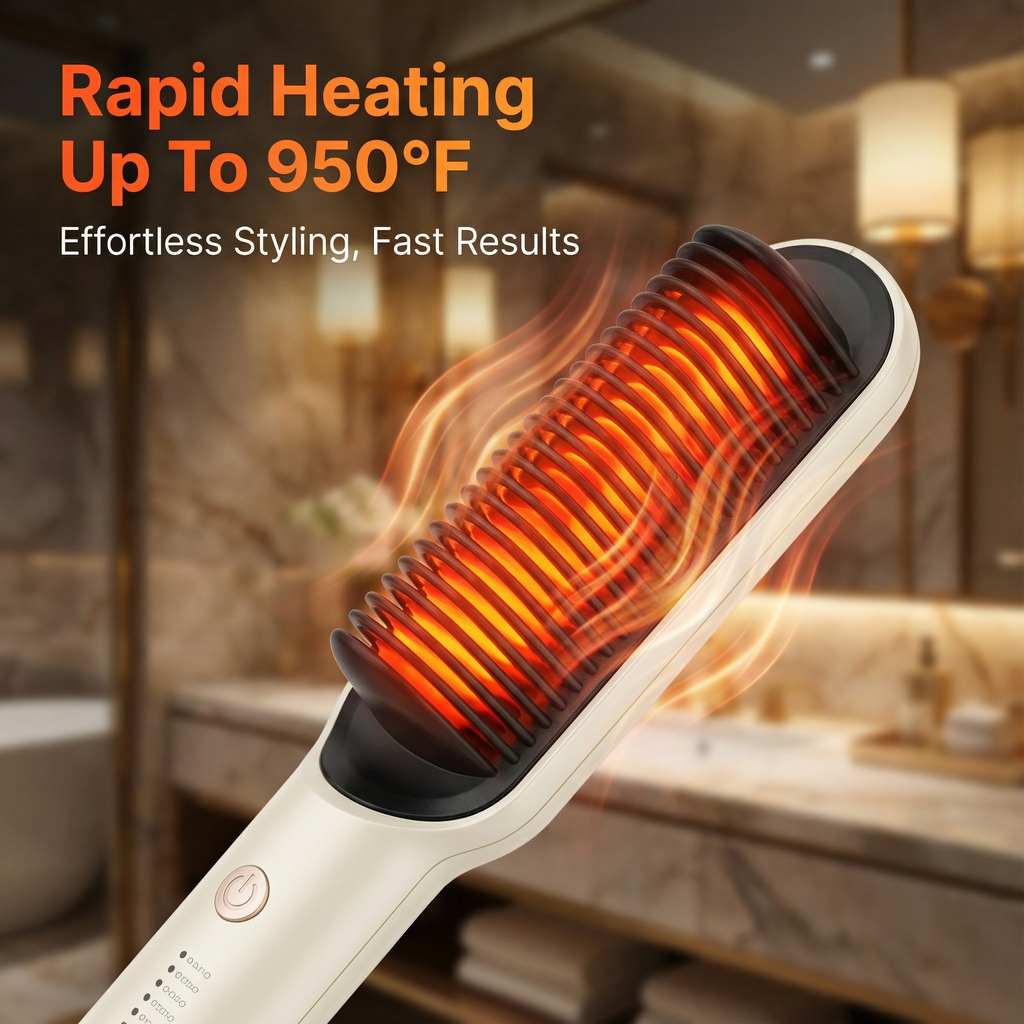 Hair straightener comb - Maxisalon - MX-6032