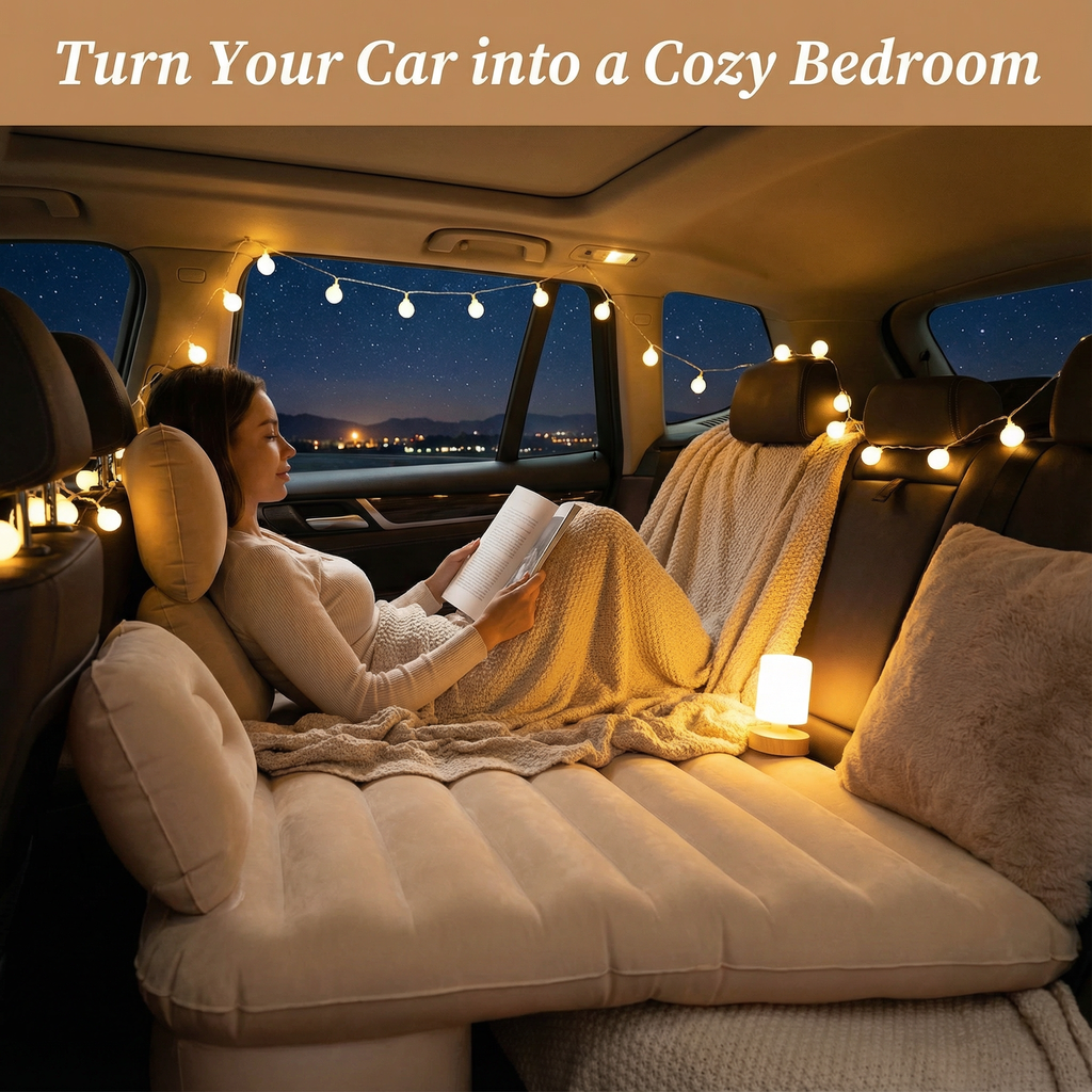 Car Inflatable Air Bed Travel Mattress