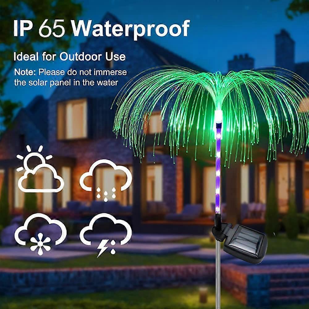 Lampe solaire imperméable à Double couche 2pcs