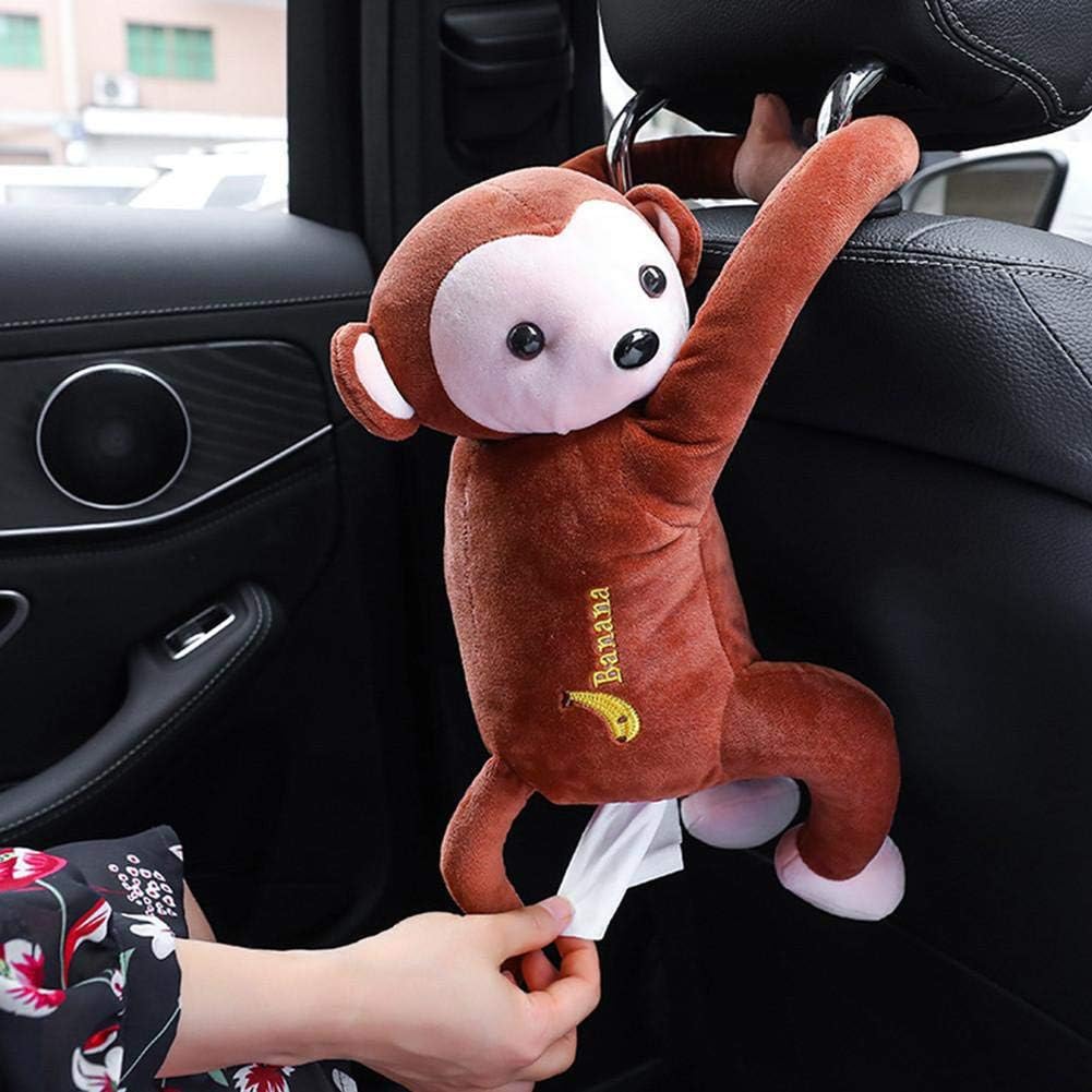Animal en Peluche Singe Boîte À Mouchoirs De Voiture