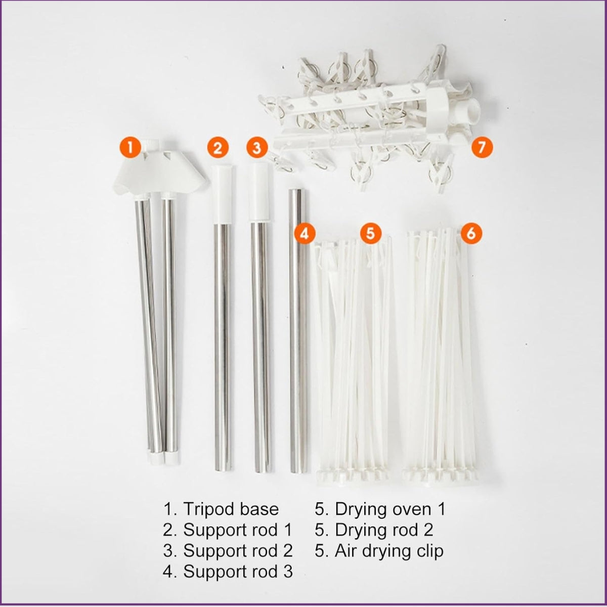 Sèche linge à 3 niveaux